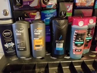 Mens Nivea, Dove, Axe, Old Spice