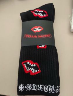 Chrome heart socks
