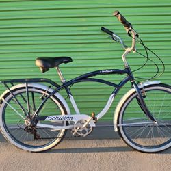 SCHWINN CRUISER BIKE 7 SPEEDS TIRE 26 SIZE L 