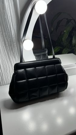 & Other Stories Padded Leather Clutch