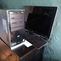 HP Computer Monitor Keyboard Printer