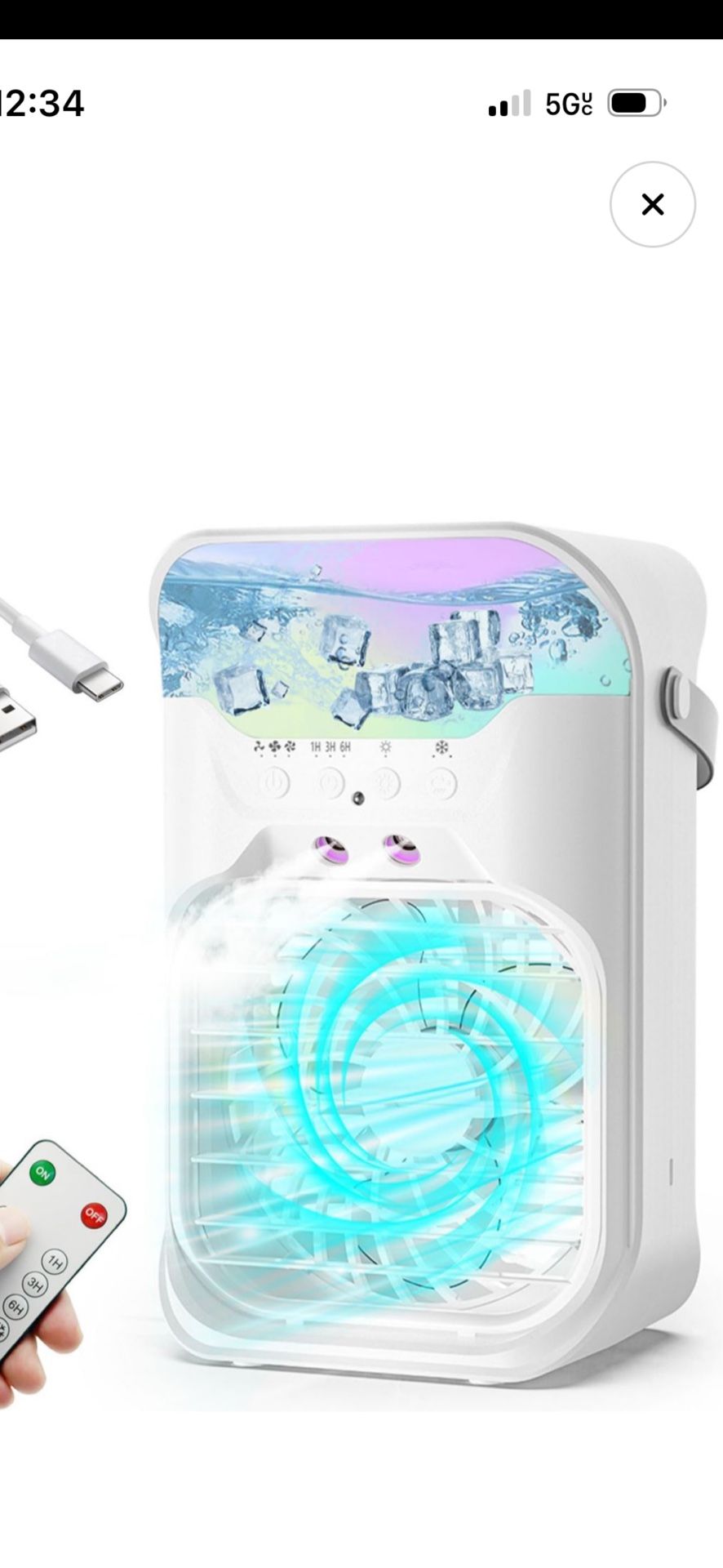 Portable Personal Air conditioner