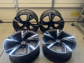 Audi RS6 Avant RS7 Black Optic rims