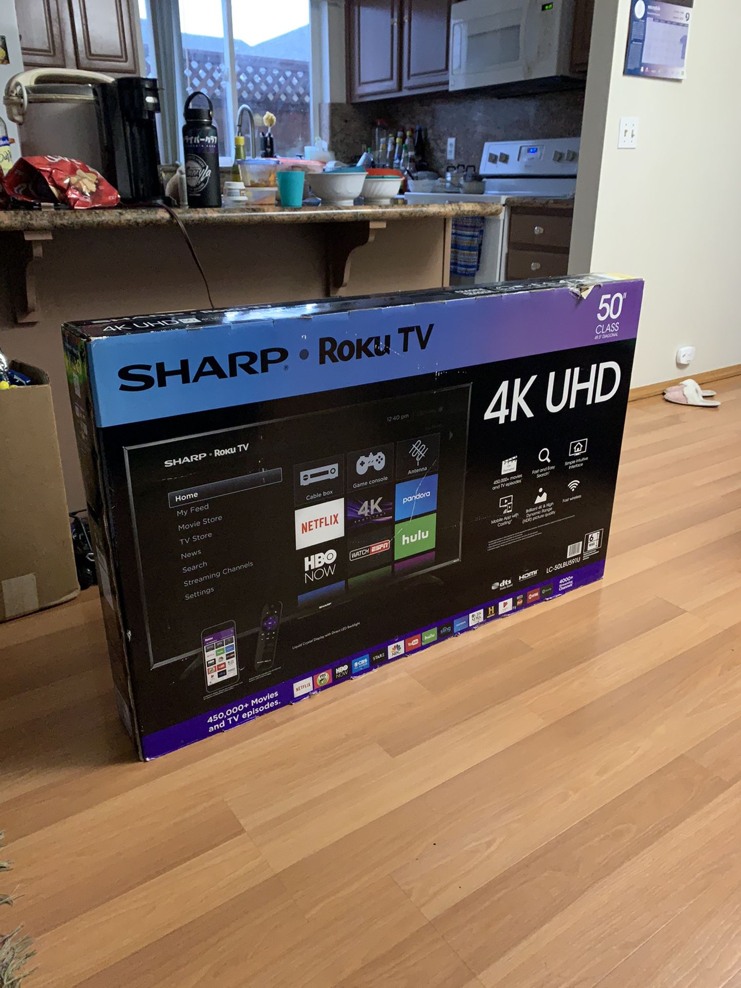 Sharp Roku Tv 50 inch 4K UHD