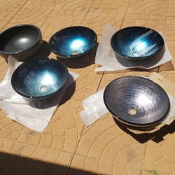 Glass bowl sinks $40 each.