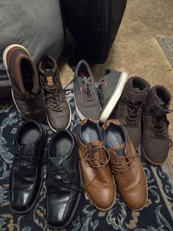 5 pair Men's size 11  shoes