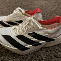 adidas Adizero Adios Pro 4 White Black Red (Women's) Xpress Size 8.5