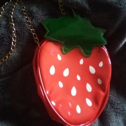 Strawberry Side Purse Women's Or Girls Brand New!! Never Worn!