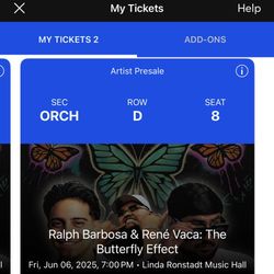 Ralph Barbosa & René Vaca: Butterfly Effect Front Row !!