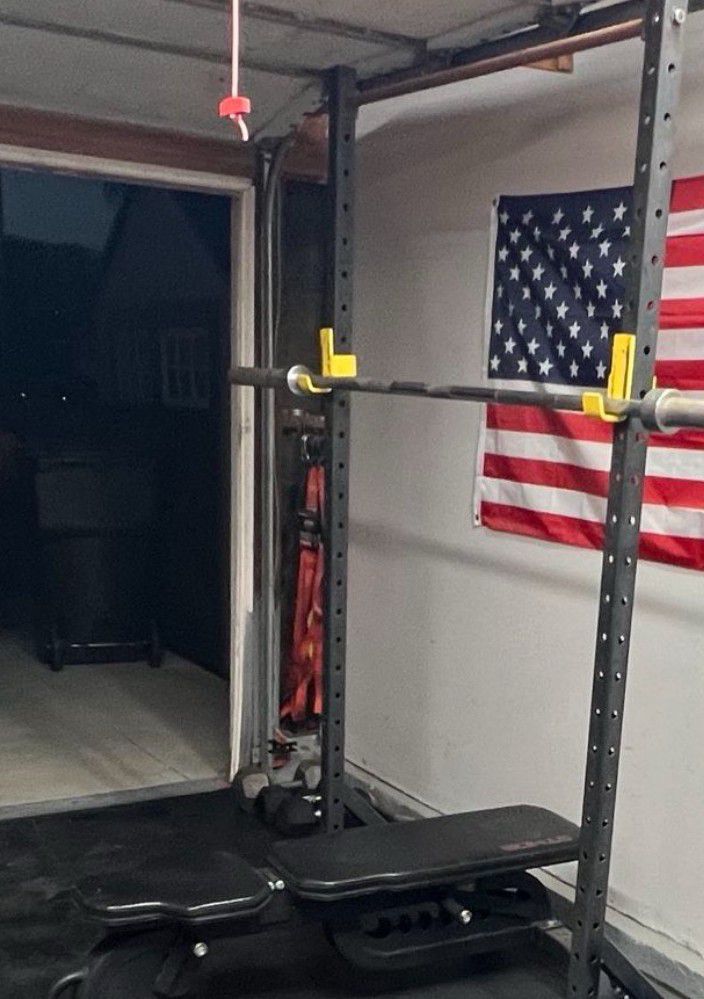 Squat Rack Pull Up Bar With Olympic Bar