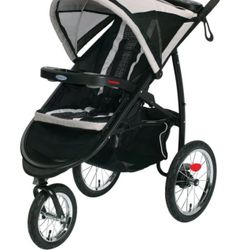 Graco FastAction Fold Jogger Click Connect Stroller, Gotham, 37 lbs