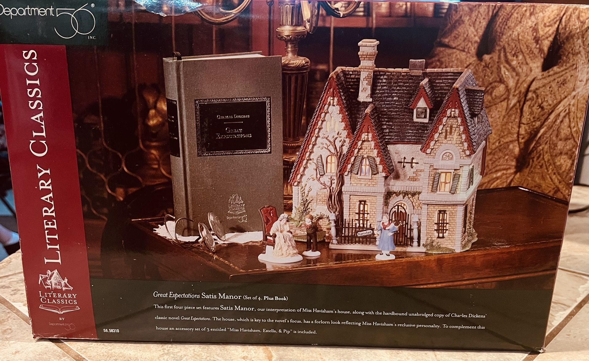 Collectable Dept 56 Great Expectations Satis Manor Christmas House.