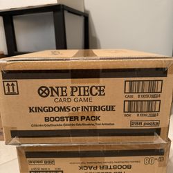 ONE PIECE KINGDOMS OF INTRIGUE OP-04 SEALED CASE