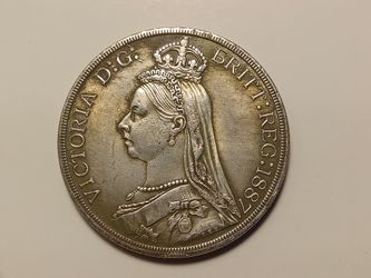 United Kingdom 1887 Wales Crown Coin Modern Restrike Token