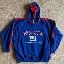 Vintage Lee Sports New York Giants Hoodie Pullover Sweatshirt  Size XL