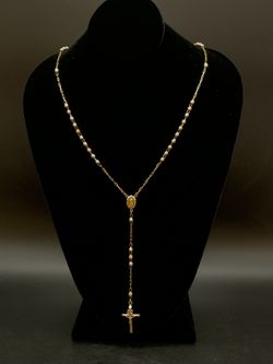 26" Gold Rosary #23936