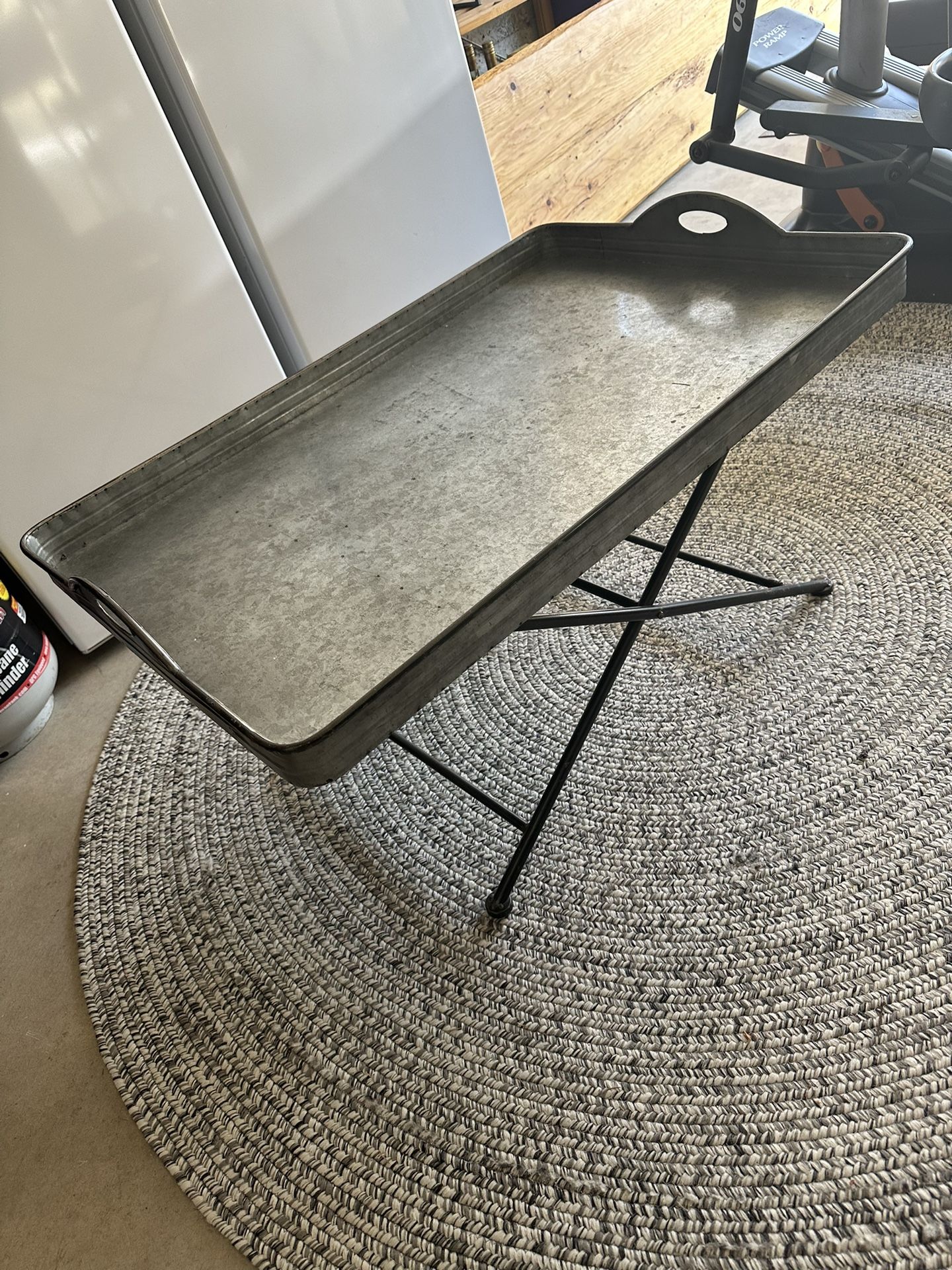Galvanized Metal Coffee Table