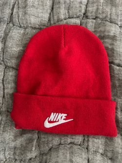 Red Nike Beanie