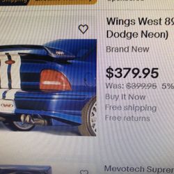 DODGE NEON REAR BUMPER SPORTLEVEL