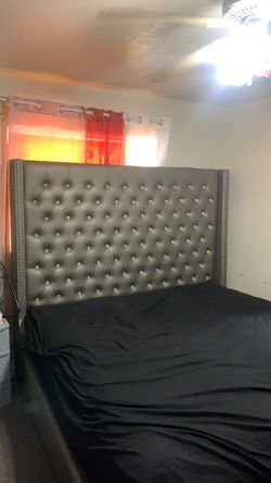 King Bed Frame And TV
