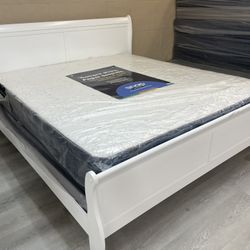 CAMA KING CON COLCHÓN