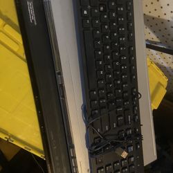 DVD Blue Ray Players And Dell Keyboard Also Have Dell Desktop