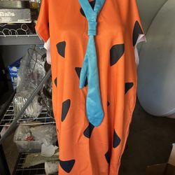 Fred Flintstone Halloween costume size XL as is condition