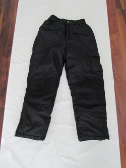 Youth 6X /7 Black Snow Pants, Ixtreme Outfitters