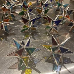 22 Stained glass hanging decorations/ornaments