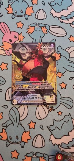 One piece Blackbeard Alt art leader OP16