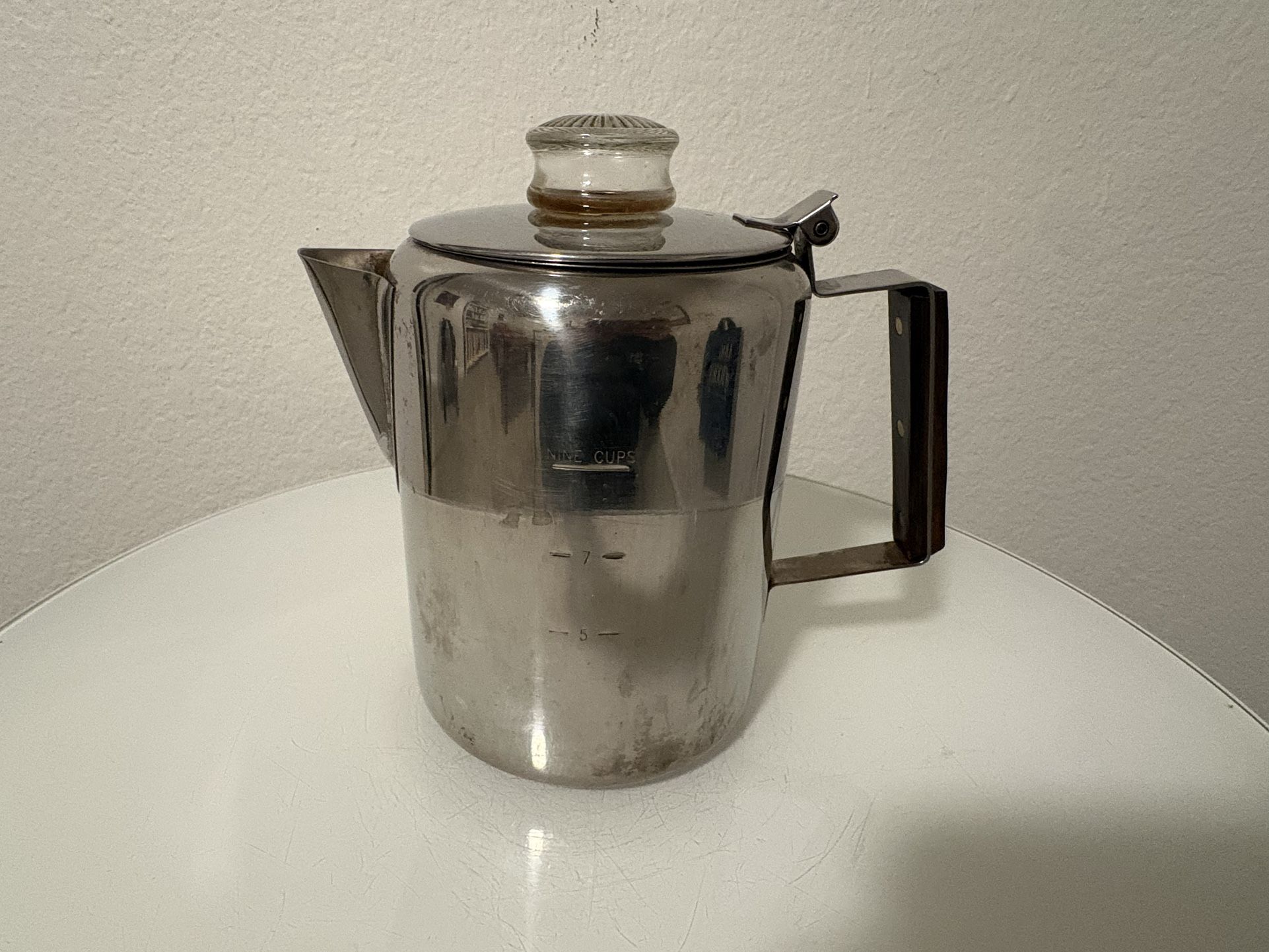 Vintage Coffee Percolator Pot - 8 Cups