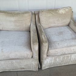 2 cream chairs. Very clean