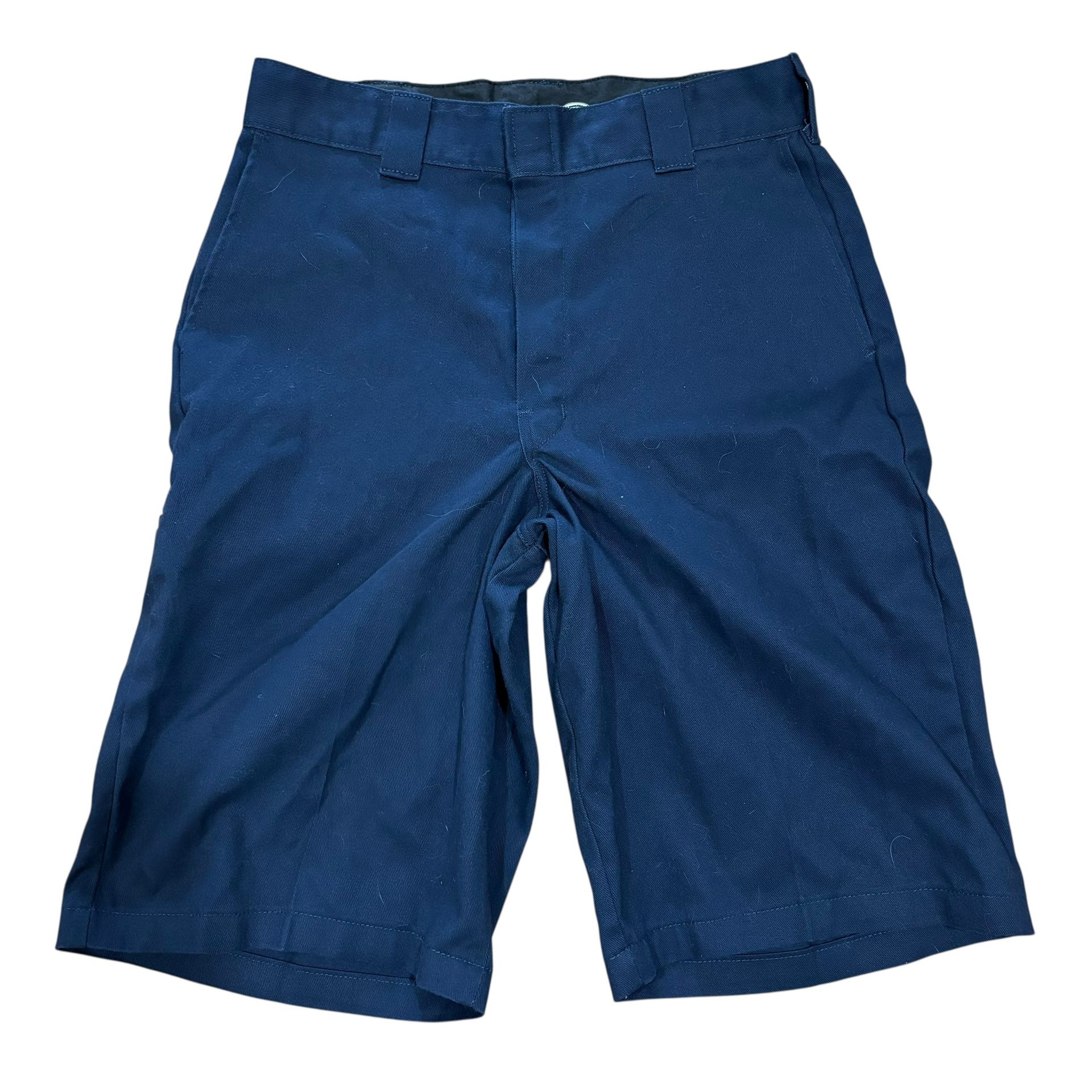 Dickies Loose Fit Size 32 Waist Skater Shorts Blue Flat Front Shorts