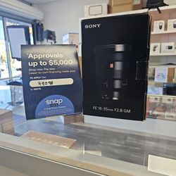 Sony FE 16-35mm F2.8 GM Lens
