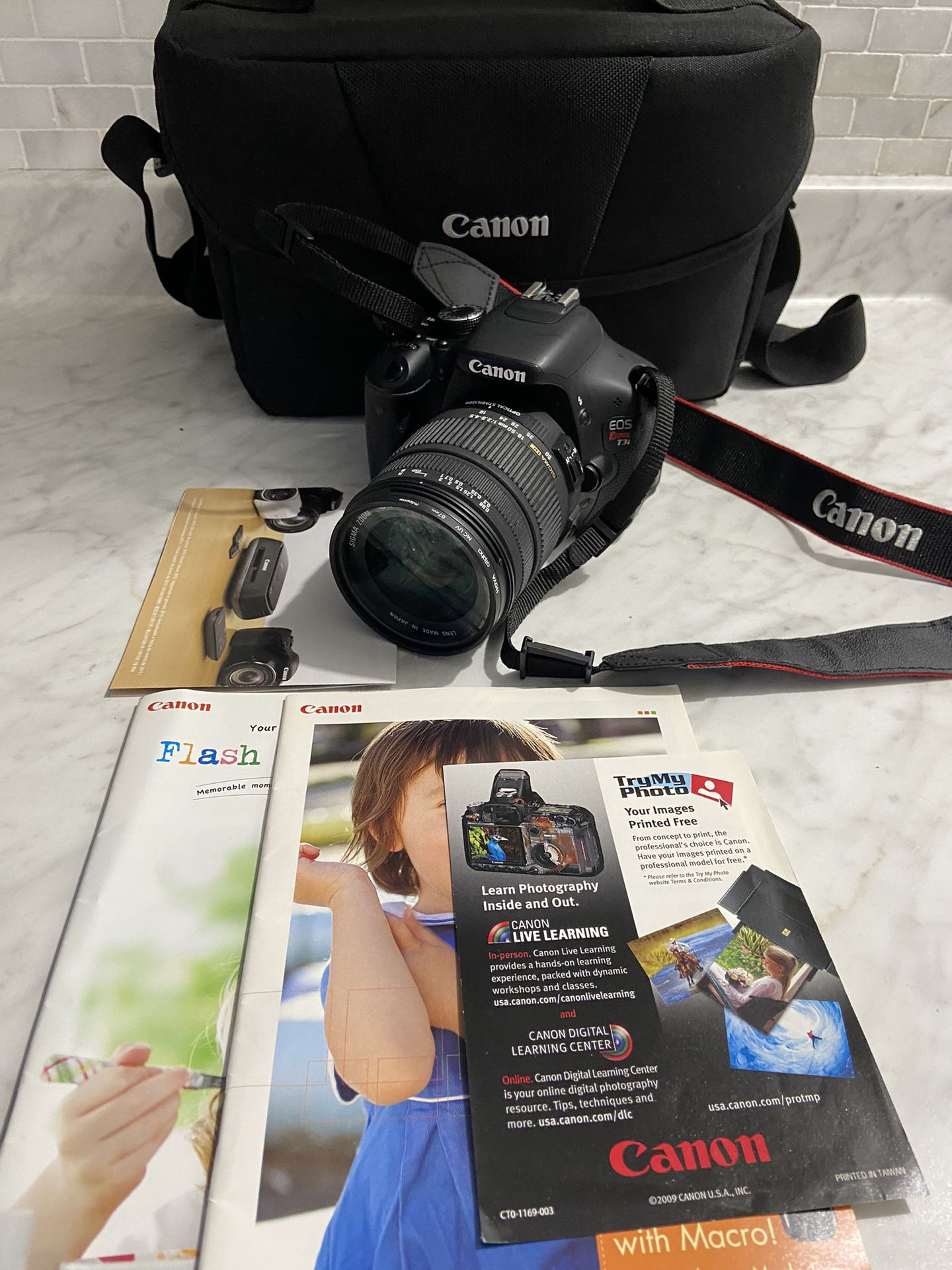 Canon EOS Rebel T3i  (With Sigma Dc 18-50mm 2.8-4.5 Lens) 