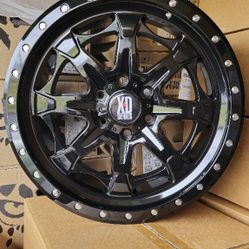 20 inch rims Offroad 6x139 Gloss black Rep Style Wheel New