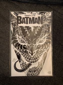 Absolute Batman #20 Trinity Negative Space Exclusive by Zoe Lacchei ltd 888