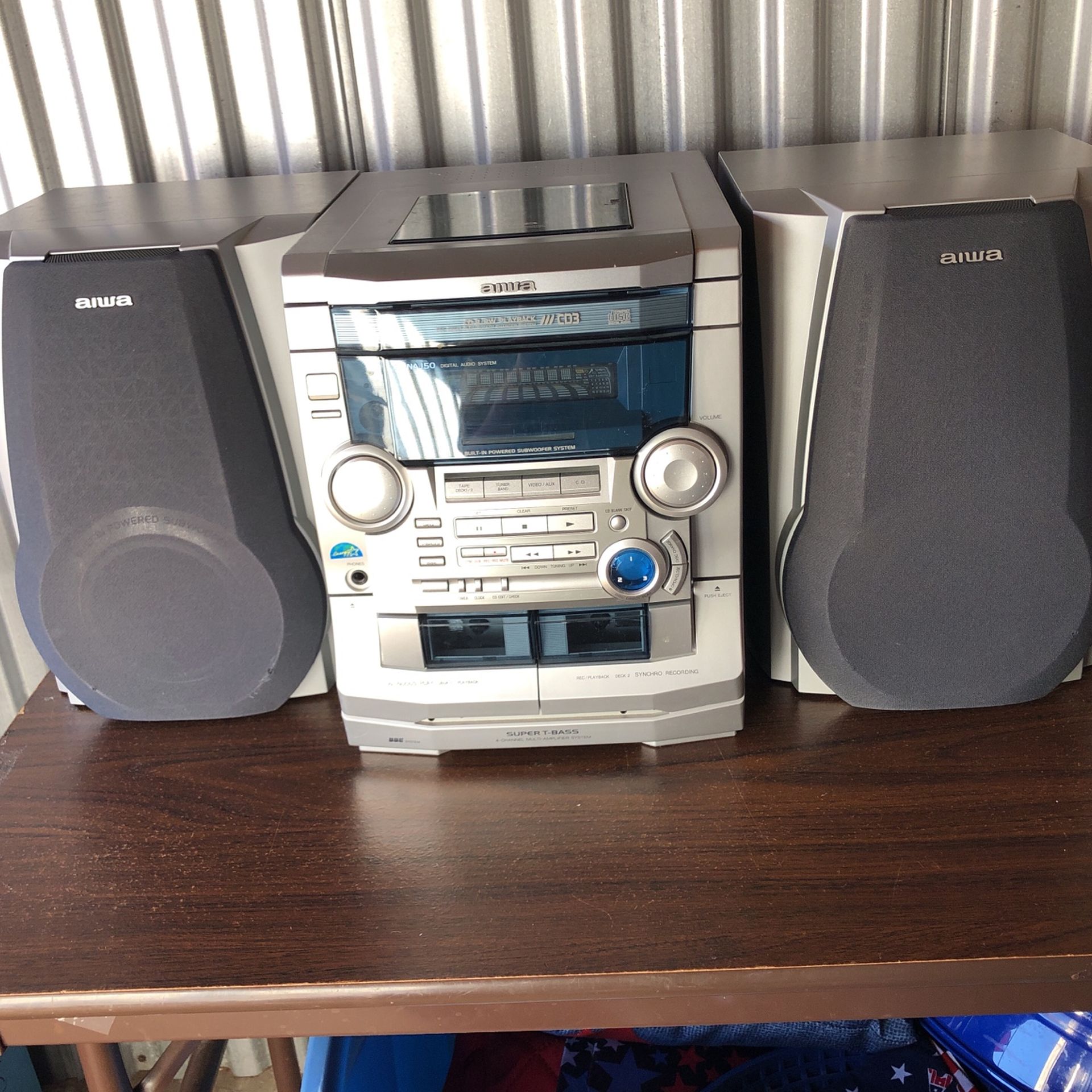 Aiwa CD, Cassette, stereo Unit CX-NAJ50