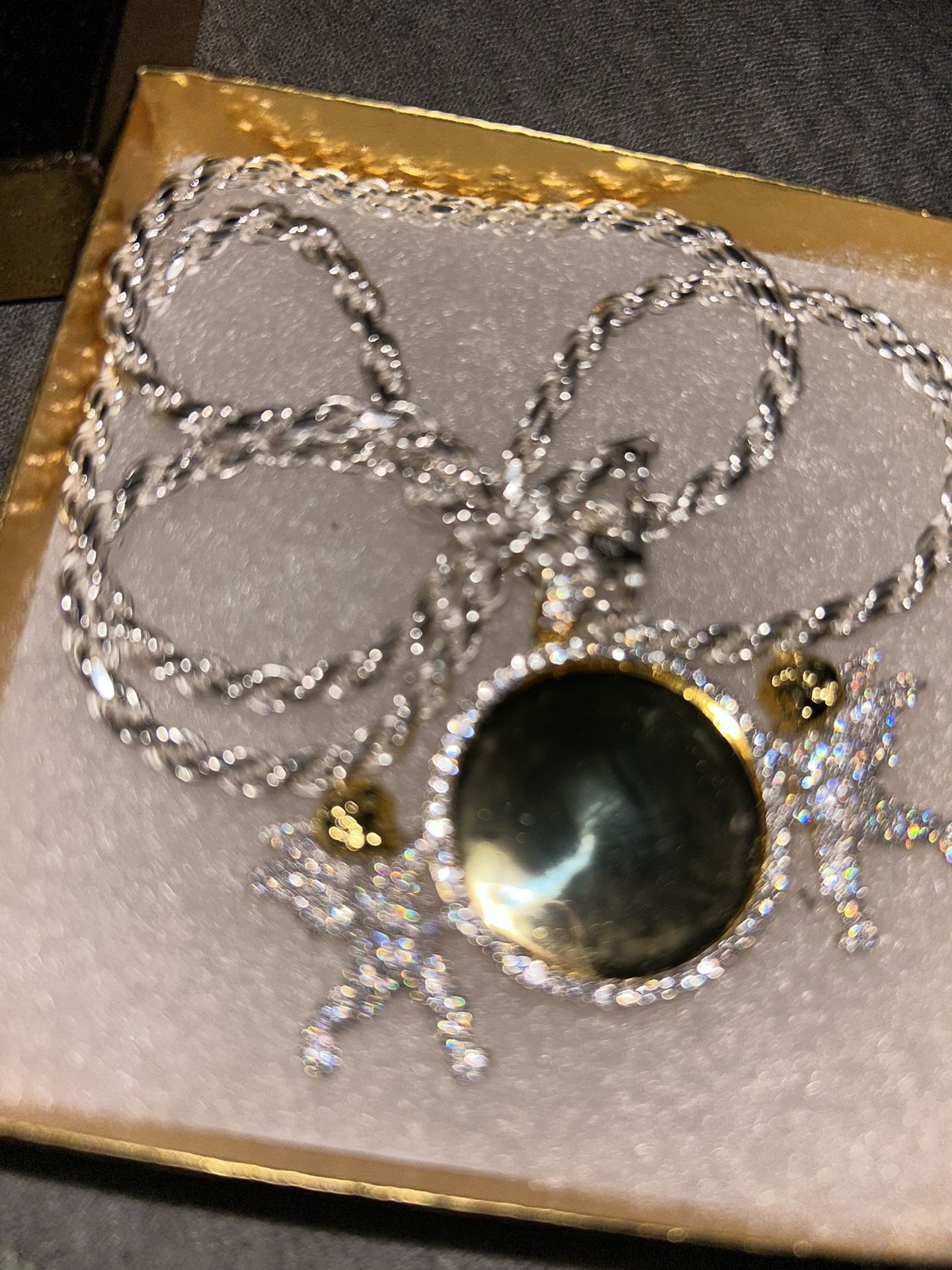 Moissanite Memory P W Chain