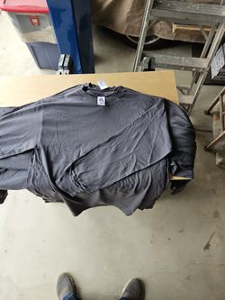 New Long Sleeve T Shirts Dark Gray Large