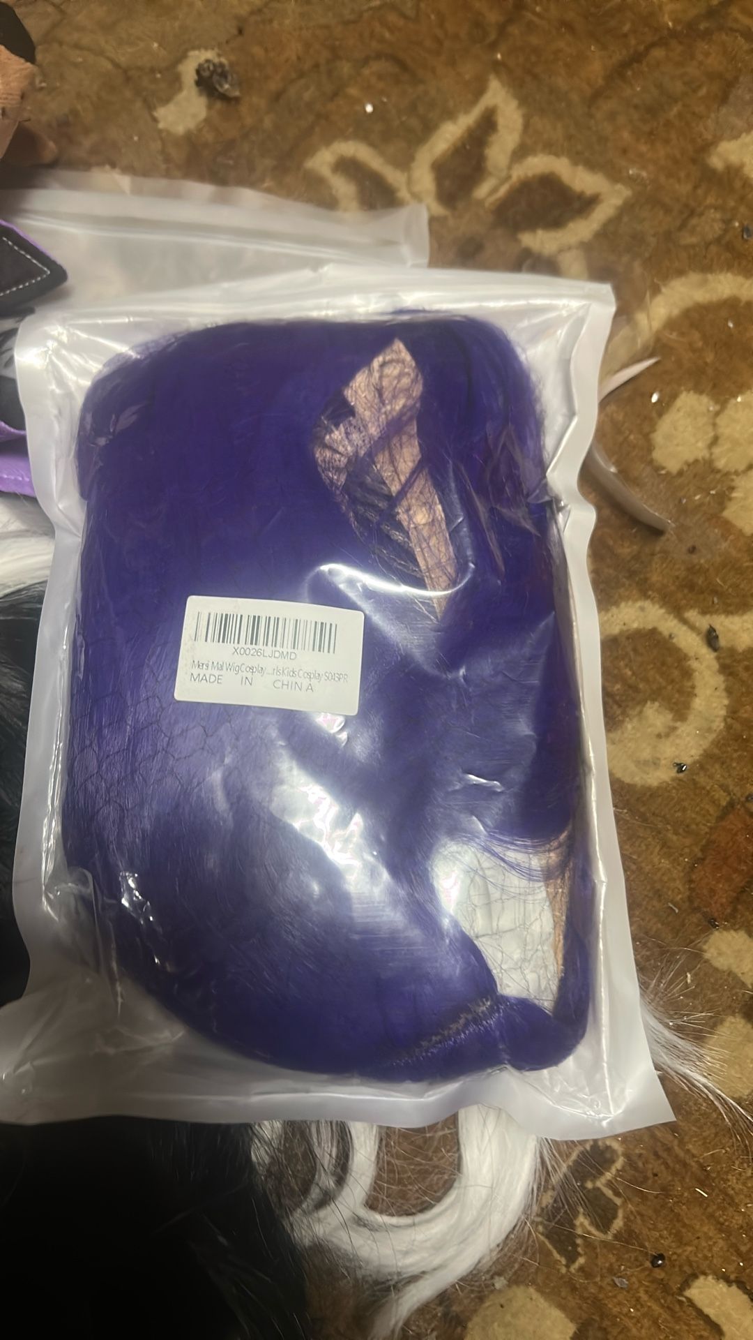 Brand New Wig Never Worn Color, Purple, And Black