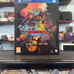 Street of rage for signature edition PAL version