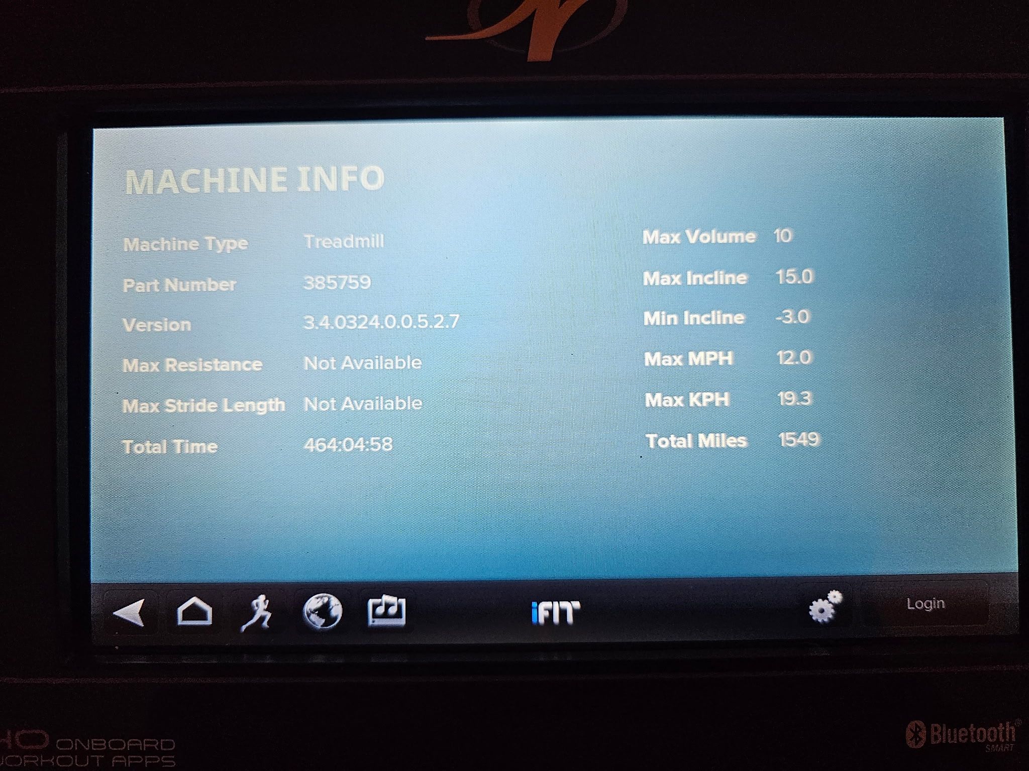 NordicTrack commercial treadmill 2950