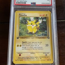 Pikachu card 