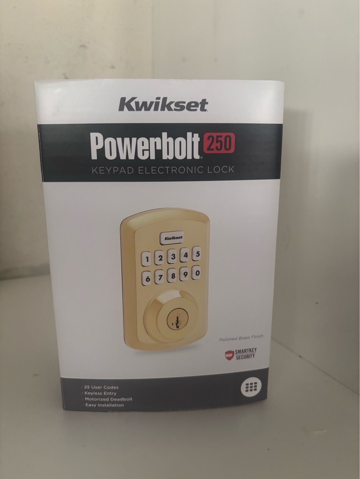 Powerbolt 250 Keyless Entry Kwikset Lock