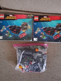 Lego marvel red skull vs captain america submarine