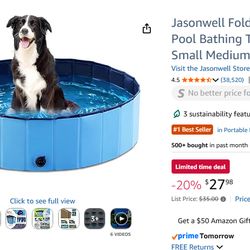 Dog Pool – Foldable – Brand New in Box – Paid $27+ – $10 Cash