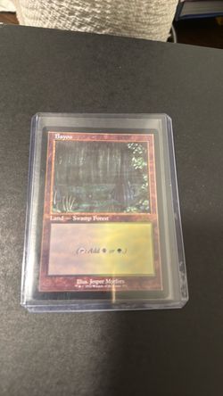 MTG Bayou Land Swamp Forest Card