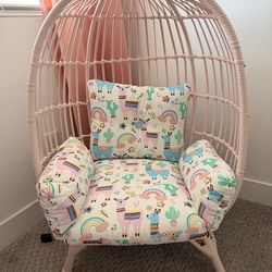 Adorable toddler egg chair