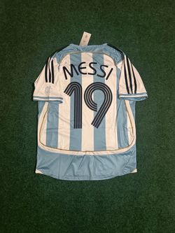 2006 ARGENTINA HOME JERSEY W/ MESSI #19
